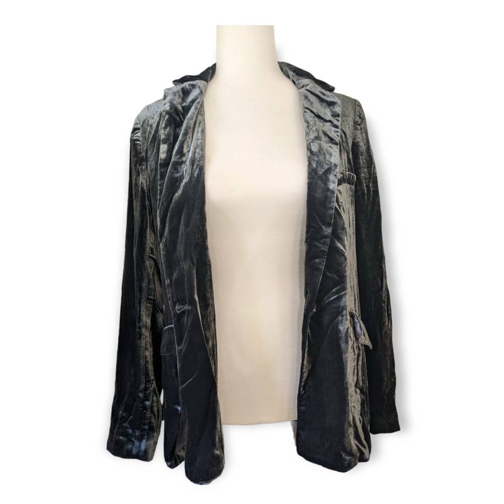 Anthropologie Velvet Blazer